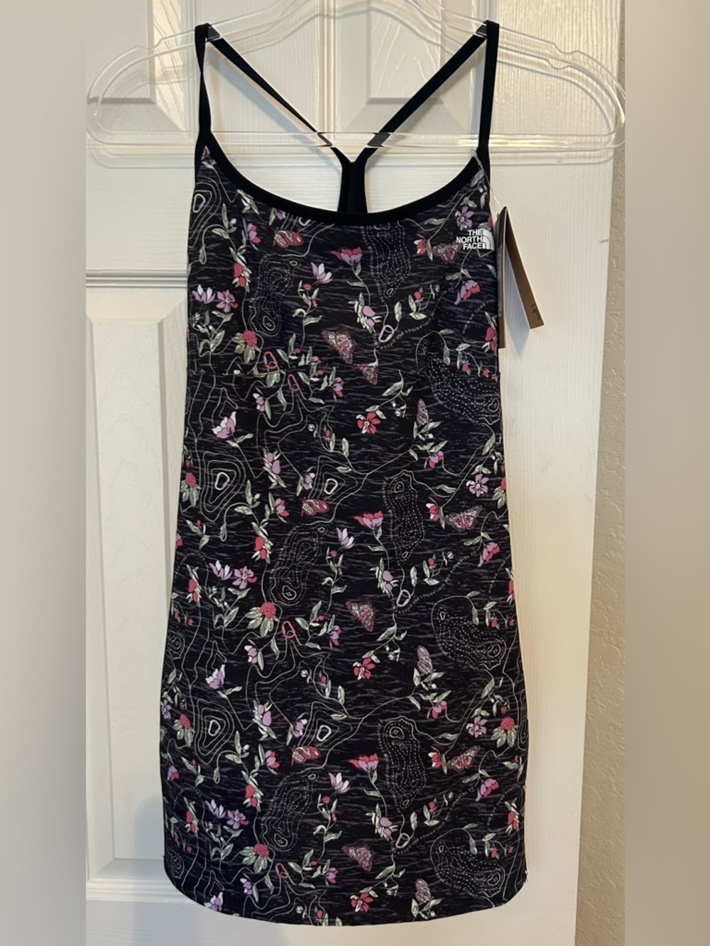 The North Face Black Floral Women’s Arque Hike Dress NWT